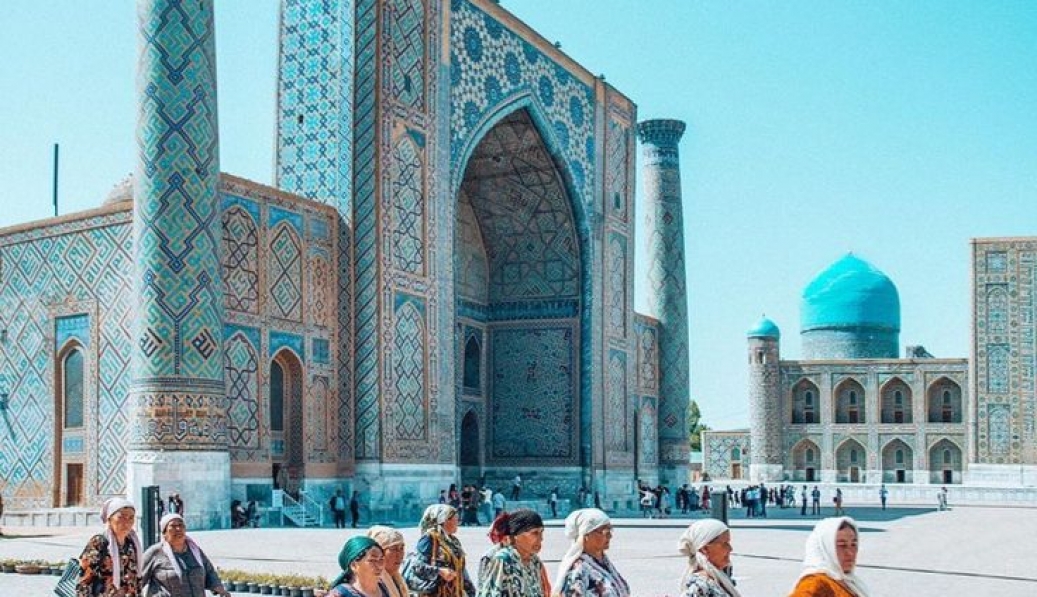 Uzbekistan wide open